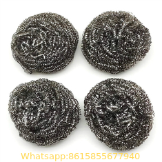 6pcs Daily household items stainless steel pot scrubber stainless steel scourer