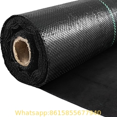 PP plastic black Apple orchard ground cover woven fabric anti weed mat