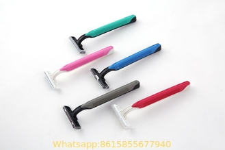 triple blade disposable travel shaving stick stand razor