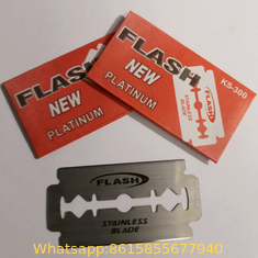 Double Edge Safety Razor Blades - (50 Count) - Platinum Coated Hi-Stainless Steel Razor Blades
