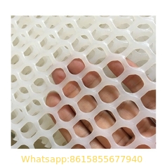 Plastic flat breed mesh net for poultry
