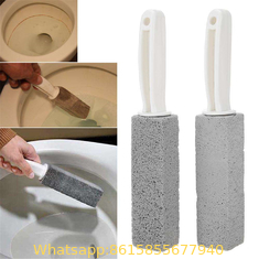 Pumice Cleaning Stone with Handle Toilet Bowl Cleaning Brush Cleaner Hard Water Ring RemoverHot sa