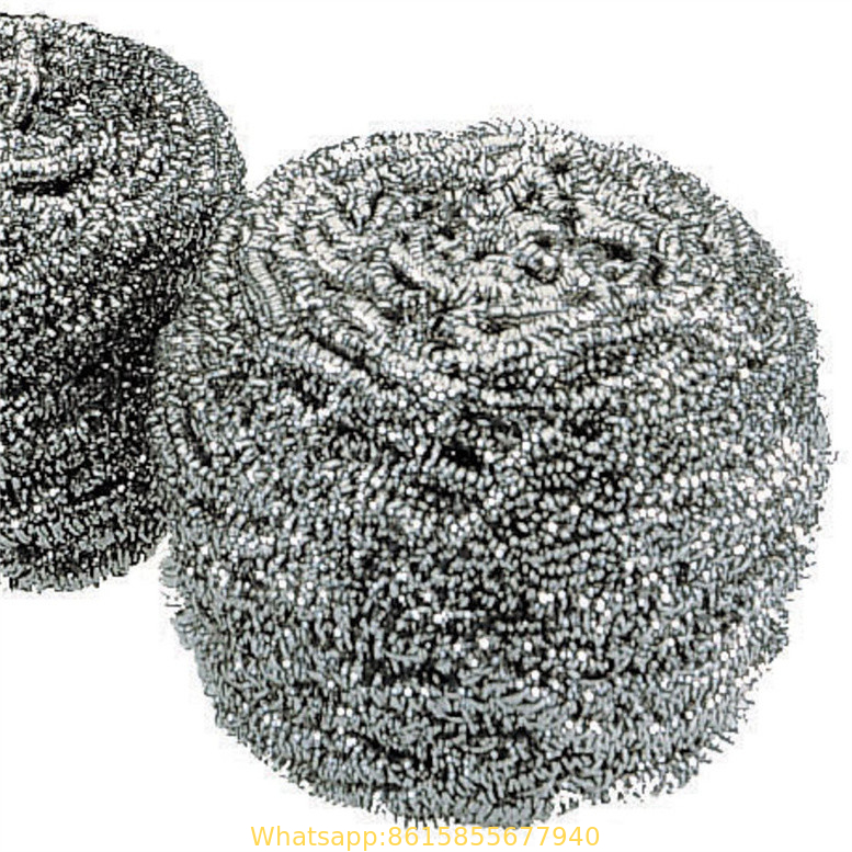 China origin 15 kg bulk packing metal scourer heavy duty cleaning stainless steel scrubber