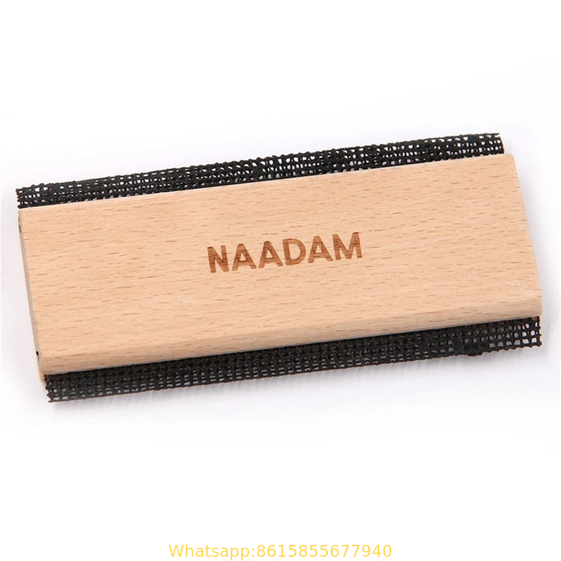 wooden cashmere comb in wood handle or plastic handle