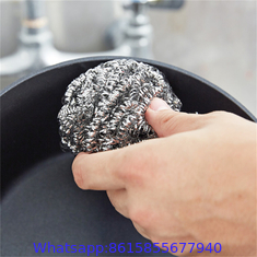 SS 410 stainless steel steel scrubber scourer stainless steel from factory