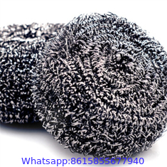 Kitchen Cleaning Sponge Wire Ball 304 Stainless Steel Scourer Cleaning Ball Steel Scrubber for Dining Room