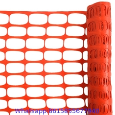 High Density Soft HDPE Plastic Safety Fence / Orange Security Mesh / Portable Safety Net