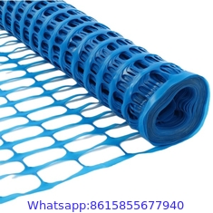 High Density Soft HDPE Plastic Safety Fence / Orange Security Mesh / Portable Safety Net