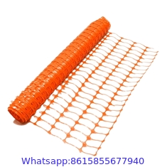 Grillage Avertisseur Rouge Factory Supply High Quality Plastic Safety Warning Orange Barrie Fence