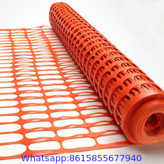 China factory orange safety fence barrier mesh of road warning barrier