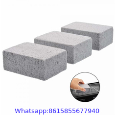 Heavy Duty Grill Cleaner, Grill Cleaning Bricks with Handle/Grill Stone/Griddle Stone, Scrubbing Pumice Stone