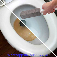 Pumice Cleaning Stone Pumice Scouring Pad with Handle Toilet Bowl Cleaner Hard Water Ring Remover