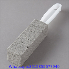 Pumice Cleaning Stone Pumice Scouring Pad with Handle Toilet Bowl Cleaner Hard Water Ring Remover