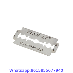 Double Edges Metal Edge Salon Disposable Safety Stainless Steel Strip Shave Razor Blade