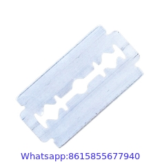 Custom logo stainless steel double edge razor blade