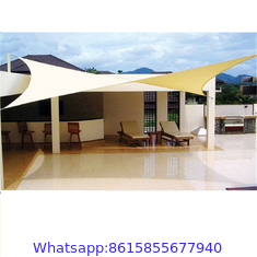 Triangle Breathable Sun Shade Sail For Courtyard , Swimming Pools