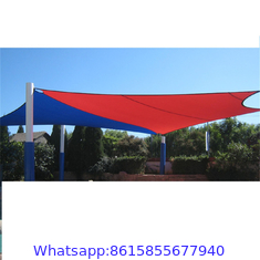 Triangle HDPE Fabric Sun Shade Sail For Outdoor , 100% UV Resistant
