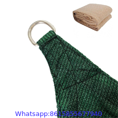 Triangle HDPE Fabric Sun Shade Sail For Outdoor , 100% UV Resistant