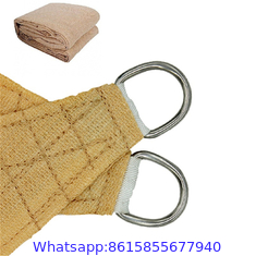 Decorative Sunshine Outdoor Shade Sail Fabric For Garden , Beige Color