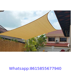 Triangle Patio Column Sun Shade Sail Hdpe , Square Shape Sail 5x5x5m