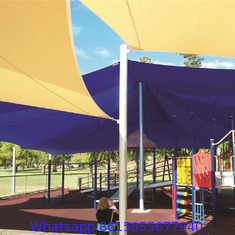 Terra-cotta HDPE Sun Shade Sail Triangle Shape 3.6x3.6x3.6m , Waterproof