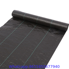 Black With UV PP woven ground cover or anti grass cloth or weed mat