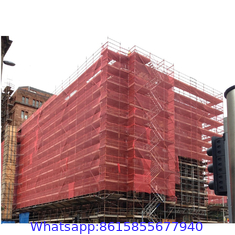 PE safety net for building and construction debris safety net blue color