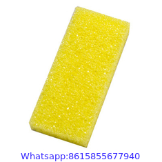 Basics Mini Pumice Pad Yellow - Case Pack 4 Boxes, 400-Count Each Box (1600 Total Pieces)