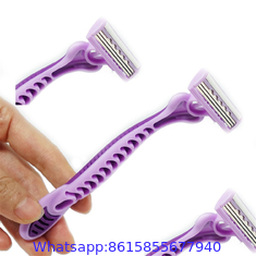 Twin/triple blade disposable razor for man