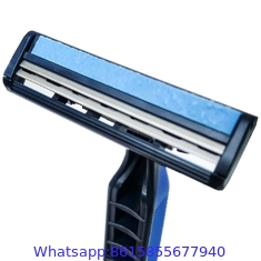 Branded Twin Blade with Rubber Handle Disposable Razor