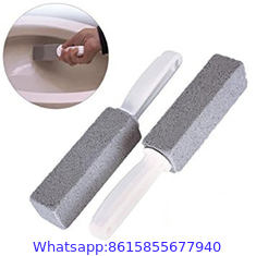 Pumice Cleaning Stone with Handle, Toilet Toilet Bowl Ring Pumice Stick Deep Stains Rust Hard Water Ring Remover