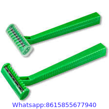 Single blade medical use razor, twin blade medical use razor in 100 pcs per box