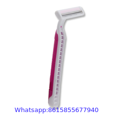 2023 new year stainless steel strip twin blade disposable razor