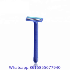 Widely Used Two Blade Disposable Shaving Razor With Lubricant Strip