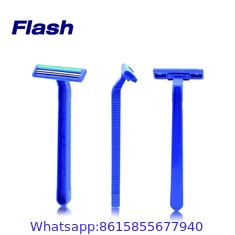 Widely Used Two Blade Disposable Shaving Razor With Lubricant Strip