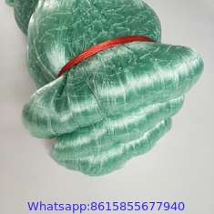 0.28mm 4 inch 400MD 100yards length nylon monofilament fishing net with multi selvage in green