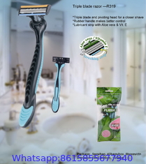 TRIPLE BLADES DISPOSABLE RAZOR FOR SHAVING