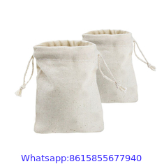 14" x 20" Muslin Drawstring Bags