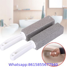 Glass Pumice Stone Cleaning Toilet Water Rings Pumice Stone Plastic Brush