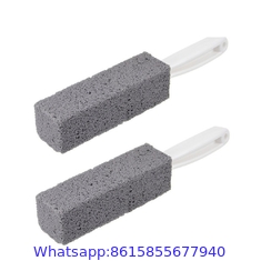 Glass Pumice Stone Cleaning Toilet Water Rings Pumice Stone Plastic Brush