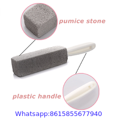 Amazon Hot Sale 3pcs Grill Cleaning Brick Block & 2pcs Pumice Stone Toilet Bowl Cleaner with Handle