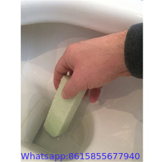 cleaning toilet with pumice stone