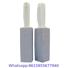 cleaning toilet with pumice stone
