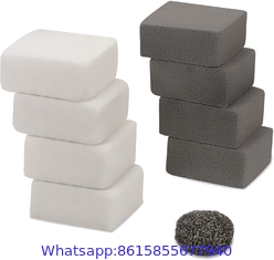 Griddle Grill Brick Block Cleaning Kit – Includes 4 Grill Stones and a Grill Brick Holder, Great Cleaning Accessories