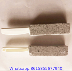 Pumice Toilet Bowl Ring Remover with Handle, Removes Stubborn Toilet Rings, Apply to Surface Stains from Toilet, Tub