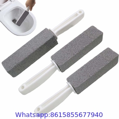 Pumice Stones for Cleaning with Handle Pumice Sticks for Removing Toilet Bowl Ring, Bath, Household, Kitchen (2 Packs)