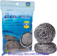 Stainless Steel Scourers by Scrub It – Steel Wool Scrubber Pad Used for Dishes, Pots, Pans, and Ovens.