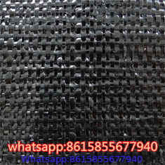 Black PP woven silt fence weed barrier fabric,3ft x 50ft anti grass agricultural weed control mat,garden ground cover we