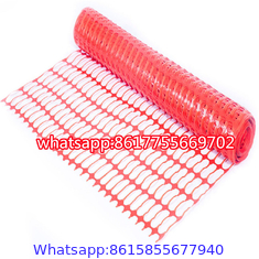 1*50m Portable PE Orange Plastic Warning Mesh Fencing Safety Barrier for Construction