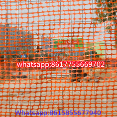 Orange Woven Warning Net is made of high density polyethylenes for the construction and bridge.